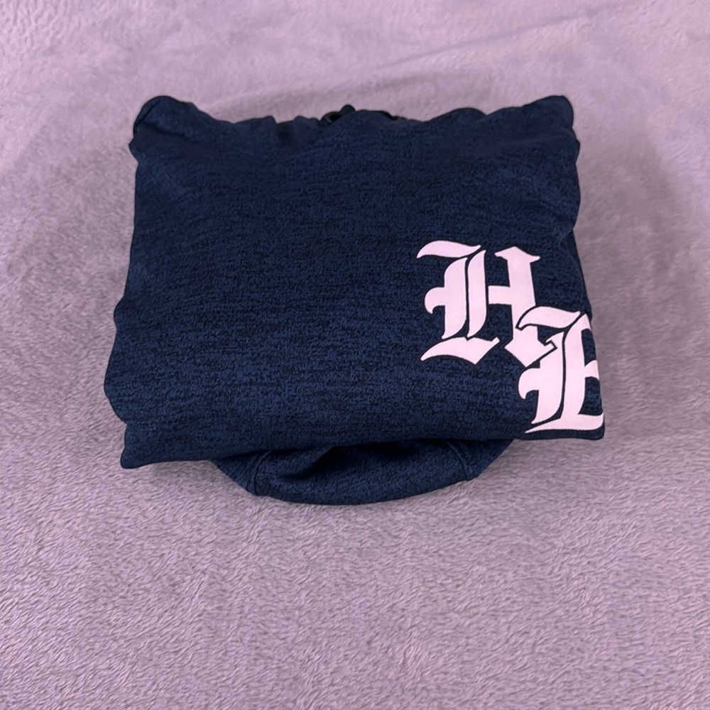 Blue Adidas Hoodie-Hitters Edge